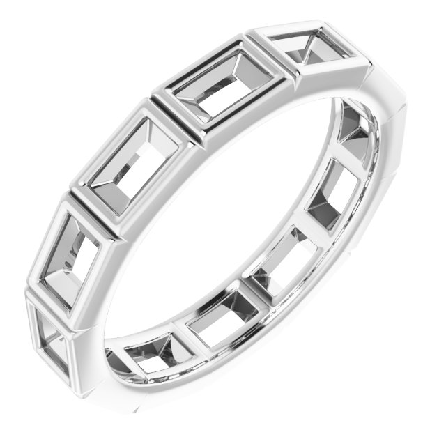 Bezel-Set Eternity Band