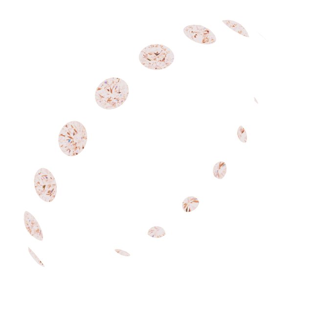 14K Rose 1/2 CTW Lab-Grown Diamond  Eternity Band