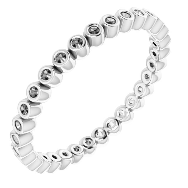 Bezel-Set Eternity Band