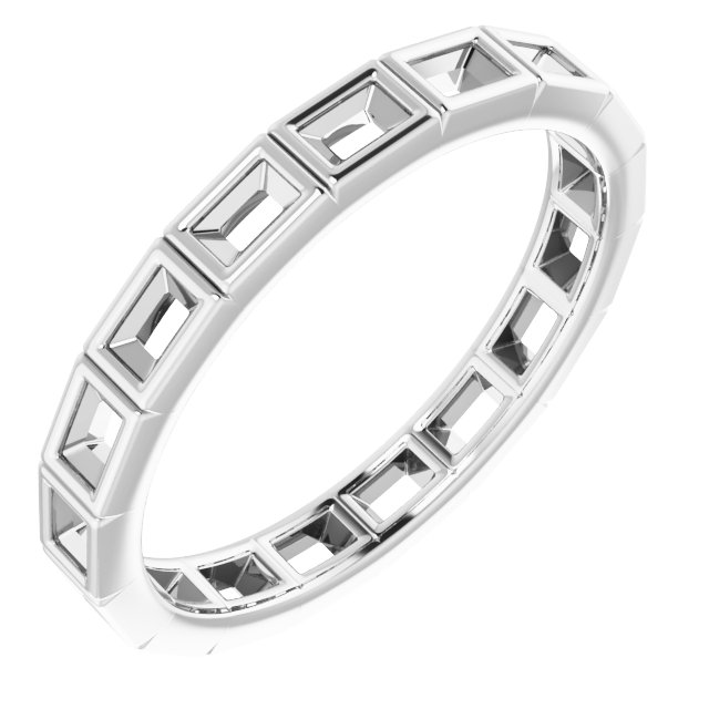 Bezel-Set Eternity Band