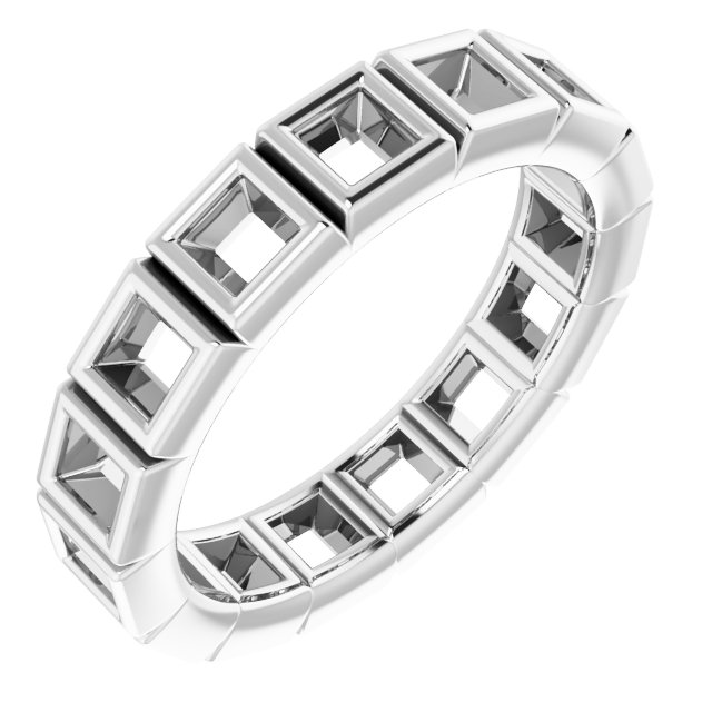 14K White 1.375 CTW Diamond Eternity Band Ref 14598903