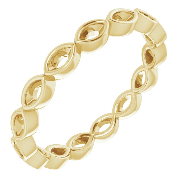 14K Yellow .50 CTW Diamond Eternity Band Ref 14598640