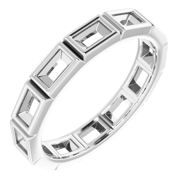 Bezel-Set Eternity Band