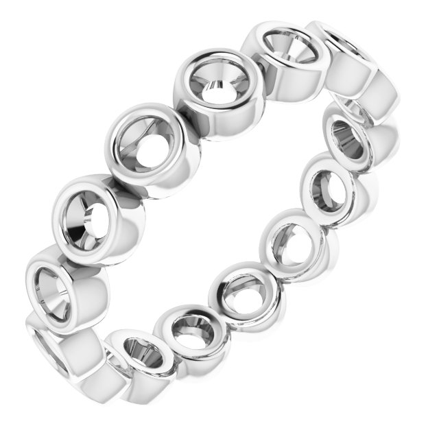 Bezel-Set Eternity Band