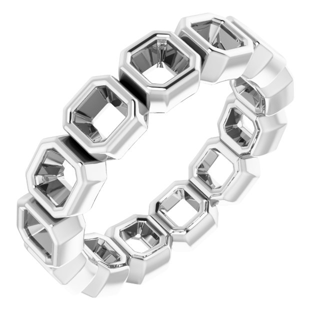 14K White 2 CTW Diamond Eternity Band Ref 14599089