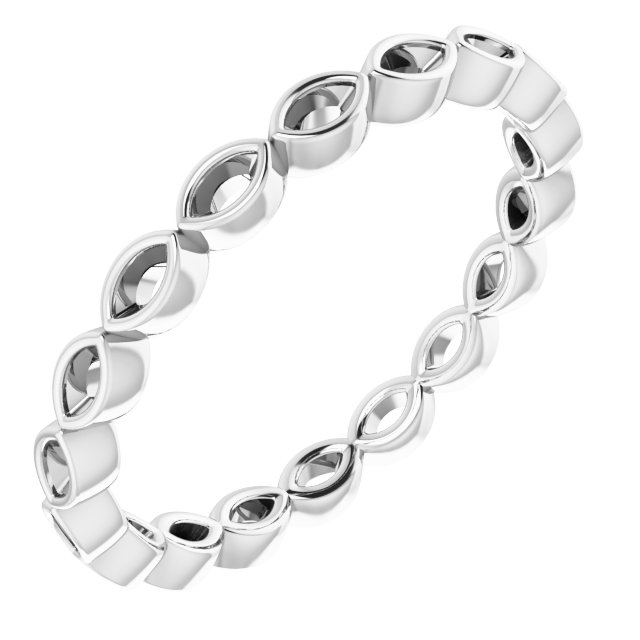 Bezel-Set Eternity Band