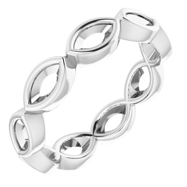 Bezel-Set Eternity Band