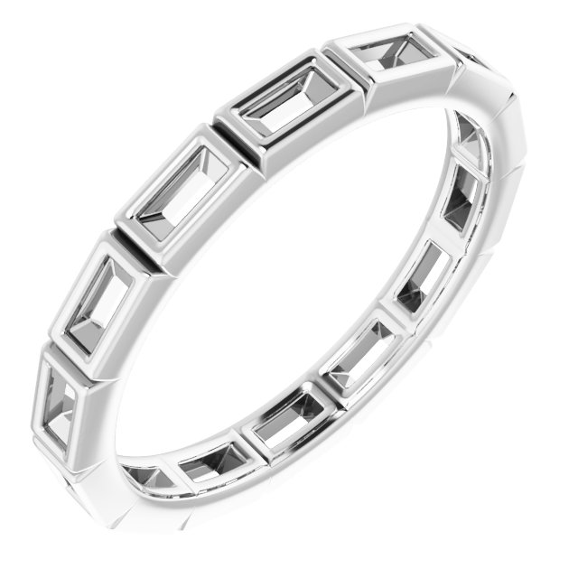 Bezel-Set Eternity Band