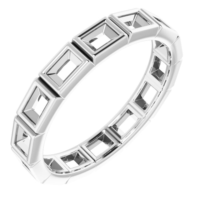 Bezel-Set Eternity Band
