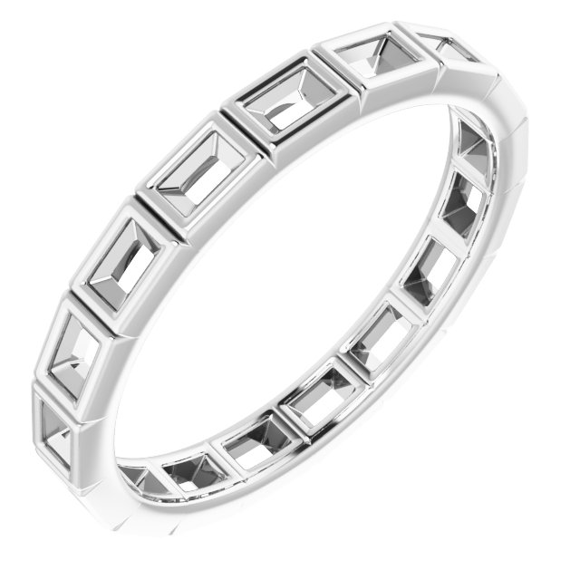 Bezel-Set Eternity Band