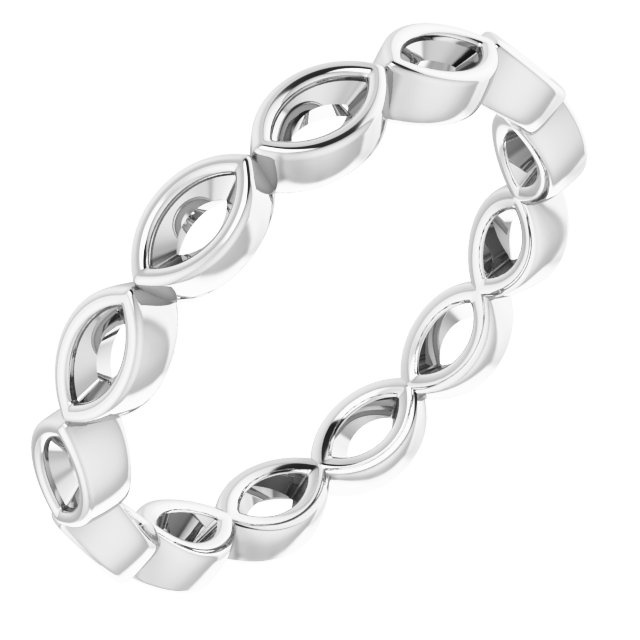 Bezel-Set Eternity Band