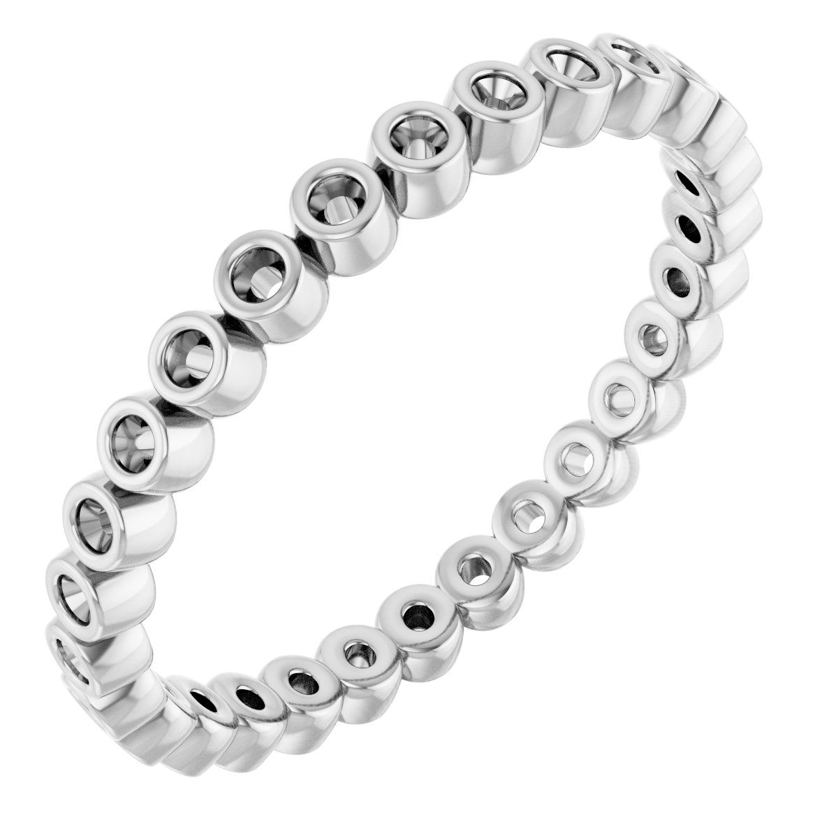 Bezel-Set Eternity Band