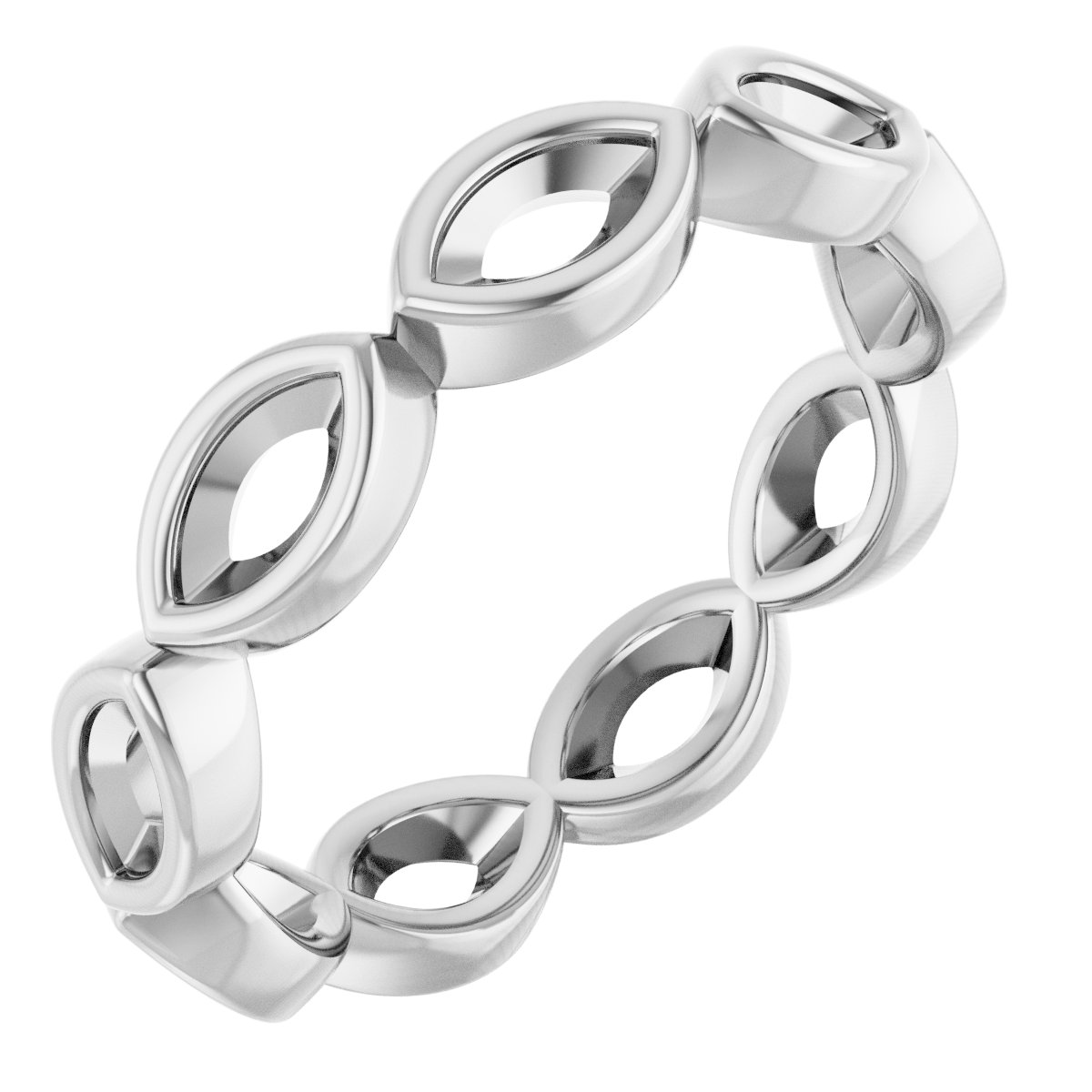 Bezel-Set Eternity Band