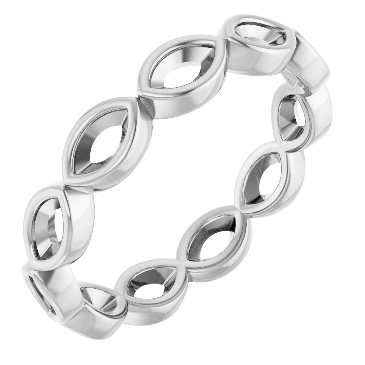 Bezel-Set Eternity Band