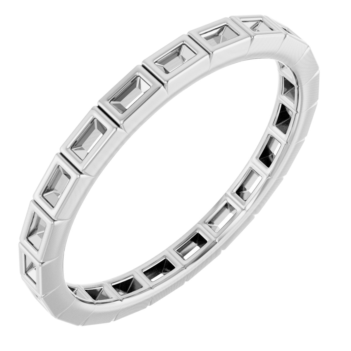 Bezel-Set Eternity Band