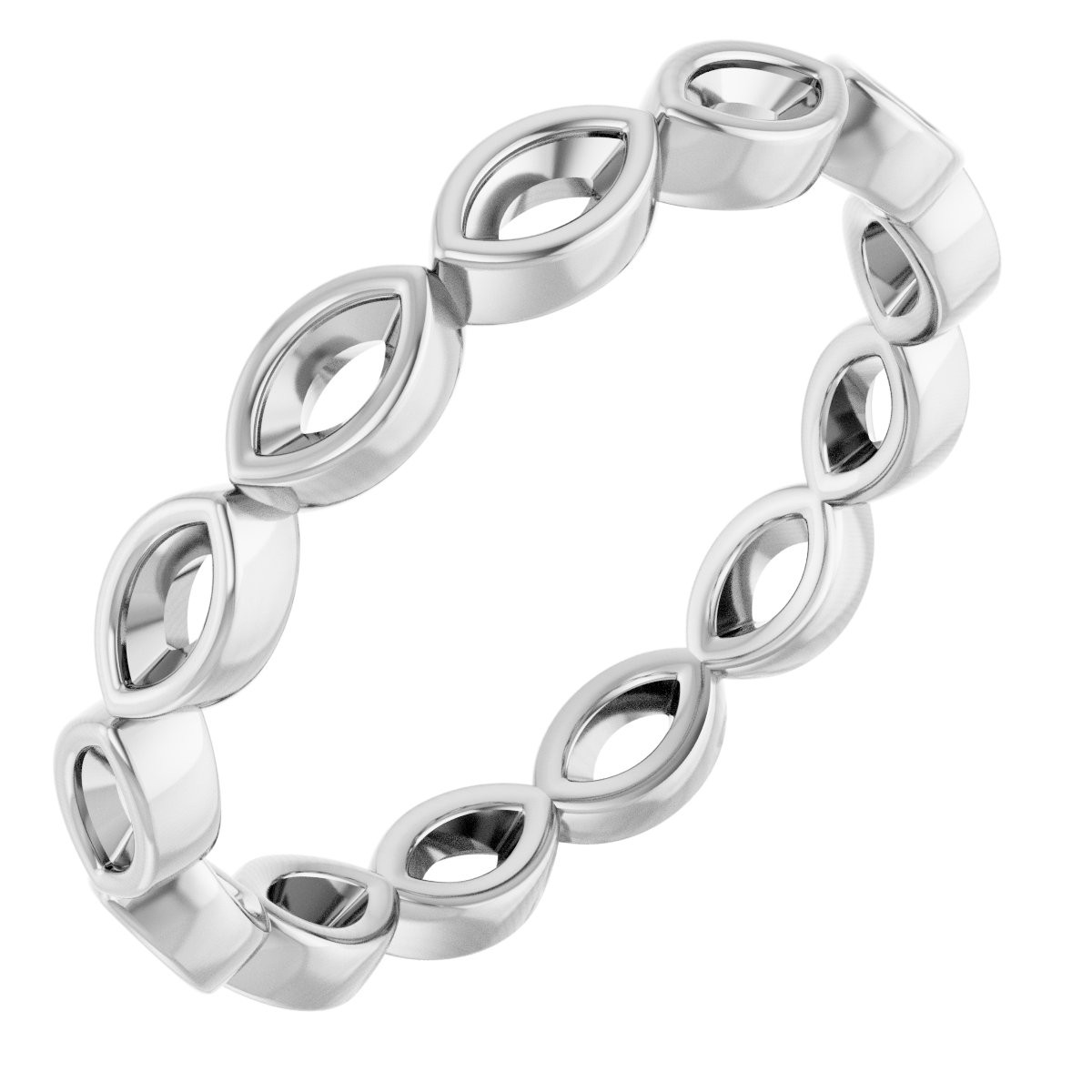 Bezel-Set Eternity Band