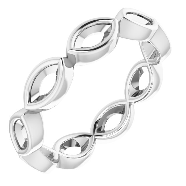 Bezel-Set Eternity Band