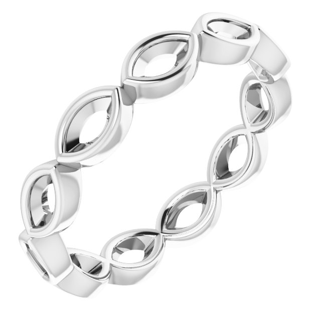 Bezel-Set Eternity Band