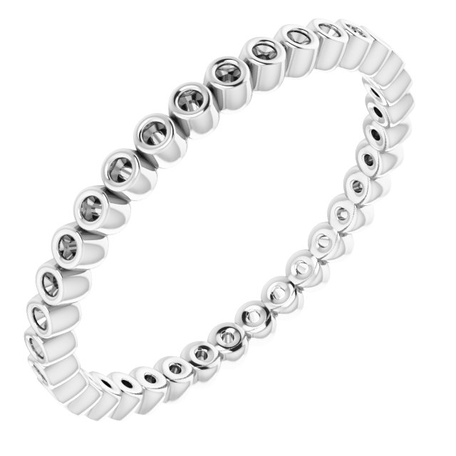 Bezel-Set Eternity Band
