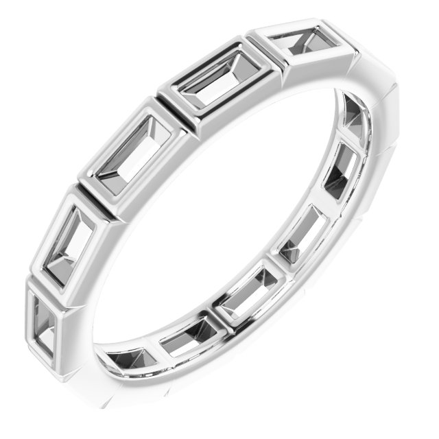Bezel-Set Eternity Band