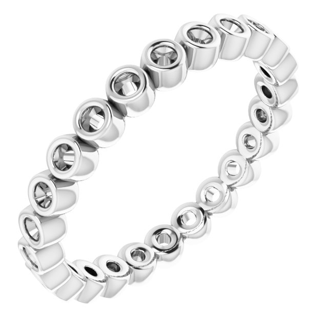 Bezel-Set Eternity Band