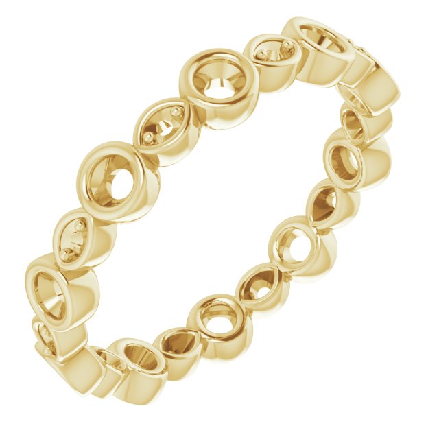 14K Yellow .375 CTW Diamond Eternity Band Ref 14032633