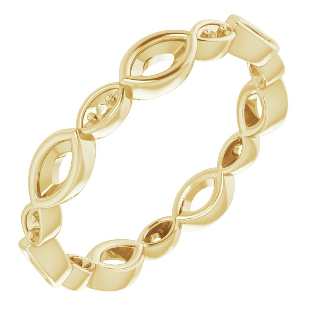 14K Yellow .50 CTW Diamond Eternity Band Ref 14598511