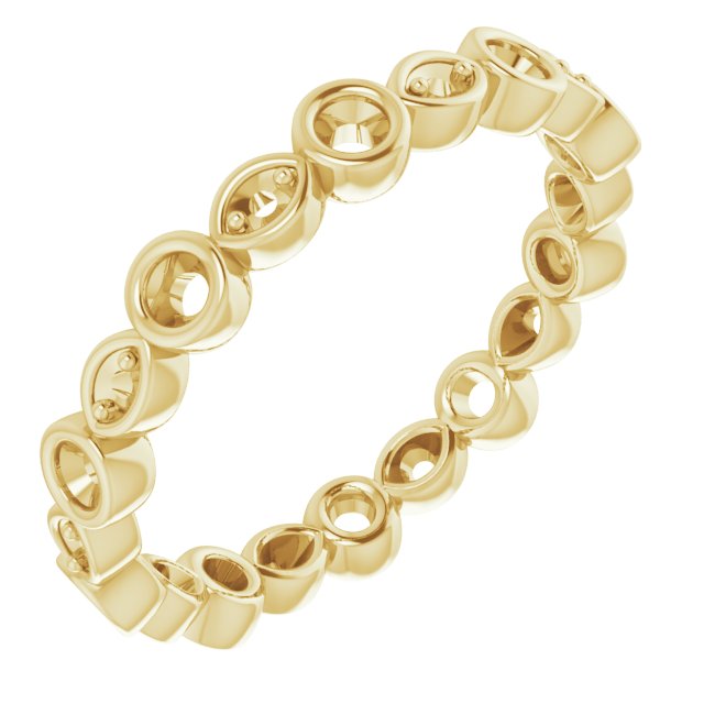 14K Yellow .25 CTW Diamond Eternity Band Ref 14032631