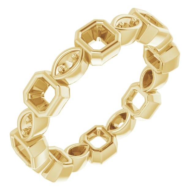 14K Yellow 1.375 CTW Diamond Eternity Band Ref 14032613