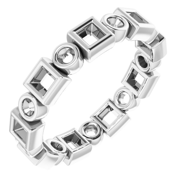 Bezel-Set Eternity Band