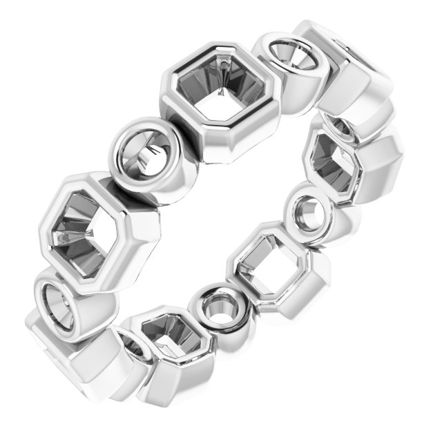 Bezel-Set Eternity Band
