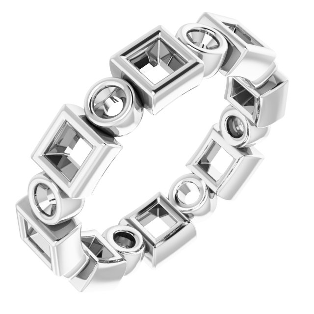 Bezel-Set Eternity Band