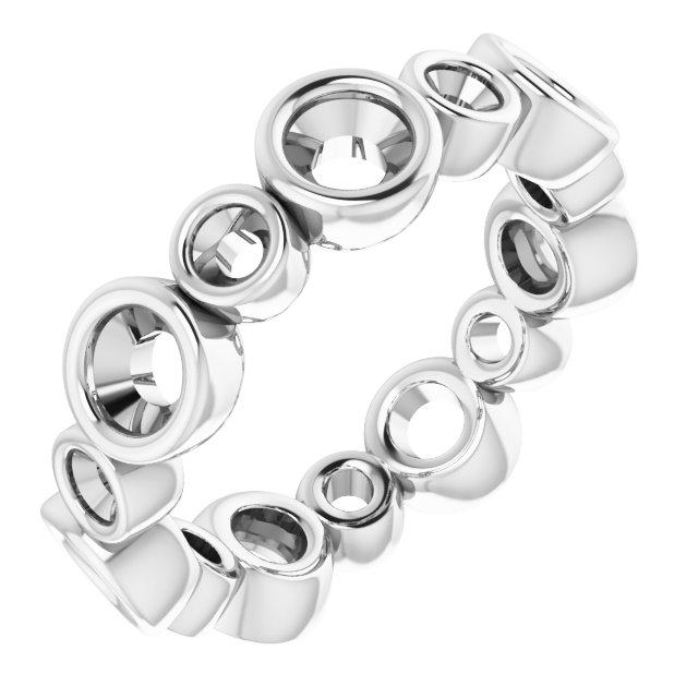 Bezel-Set Eternity Band