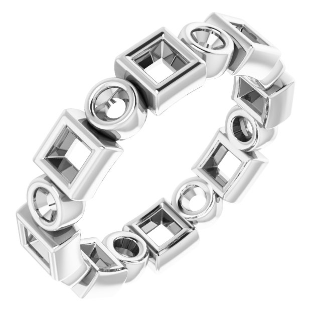 Bezel-Set Eternity Band