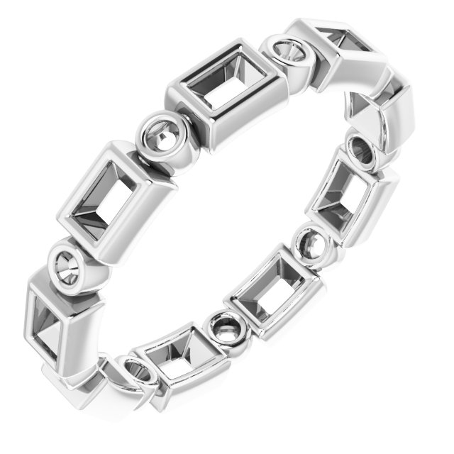 Bezel-Set Eternity Band