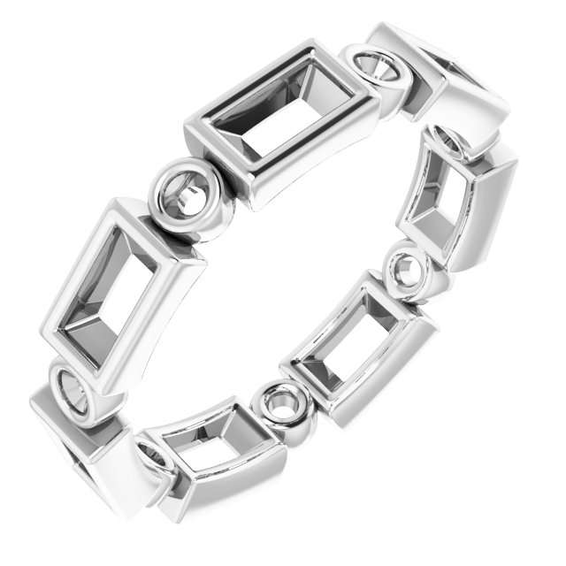 Bezel-Set Eternity Band