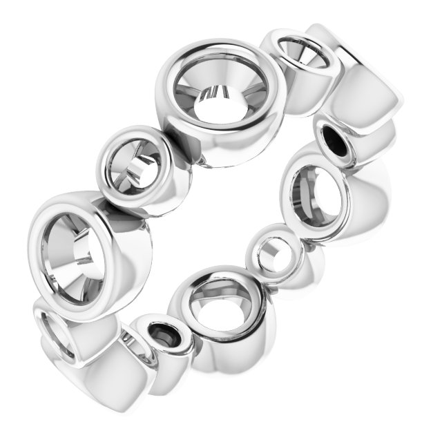 Bezel-Set Eternity Band