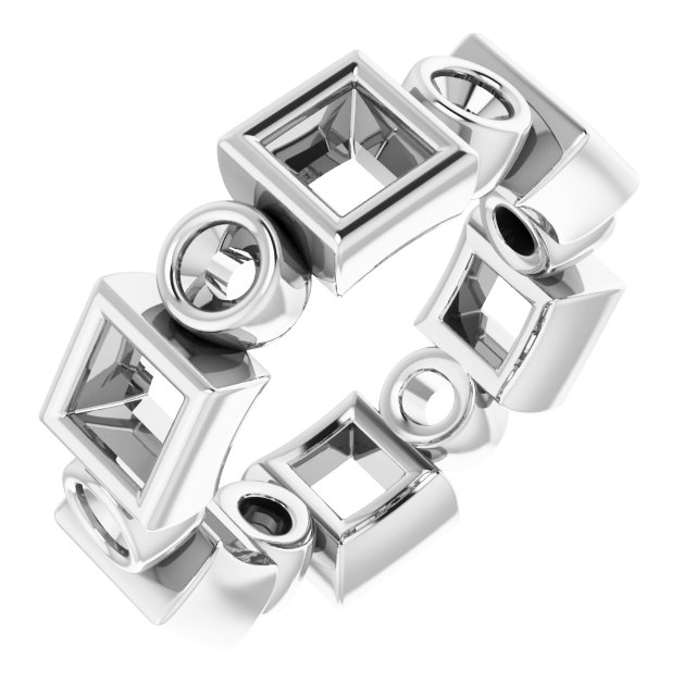 Bezel-Set Eternity Band