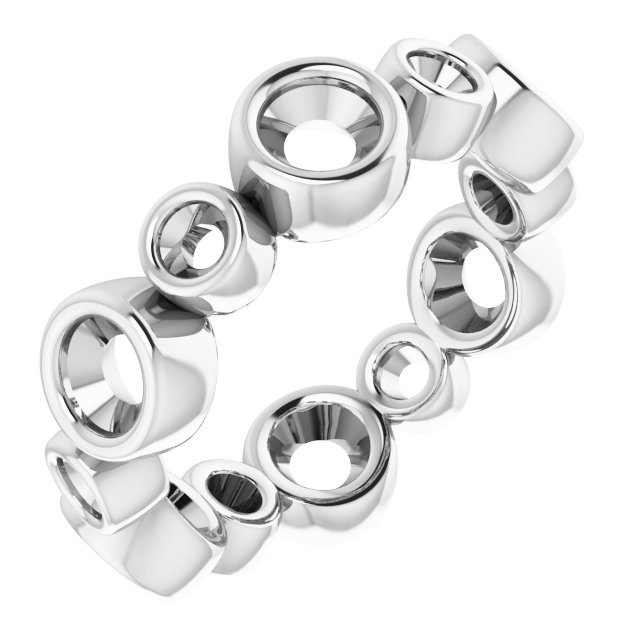 Bezel-Set Eternity Band