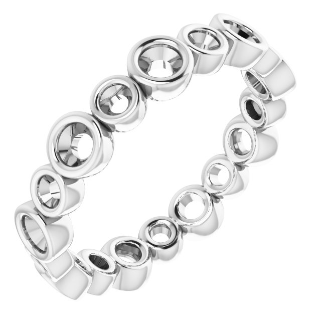 Bezel-Set Eternity Band