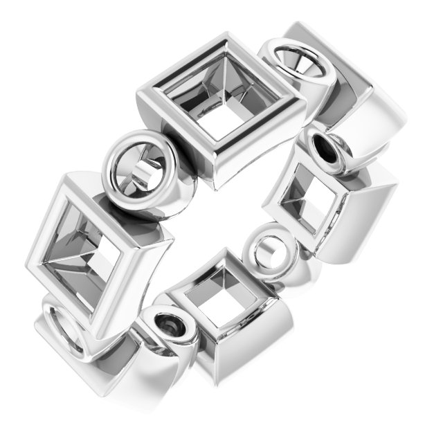 Bezel-Set Eternity Band