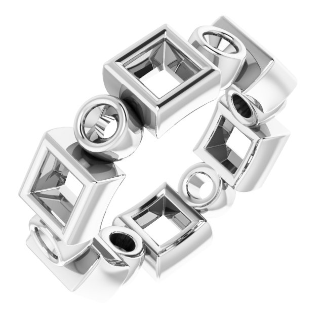 Bezel-Set Eternity Band
