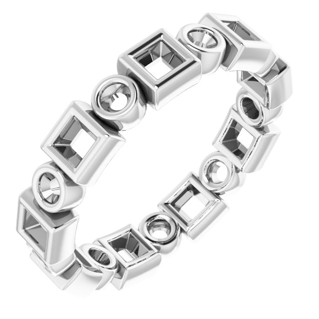 Bezel-Set Eternity Band