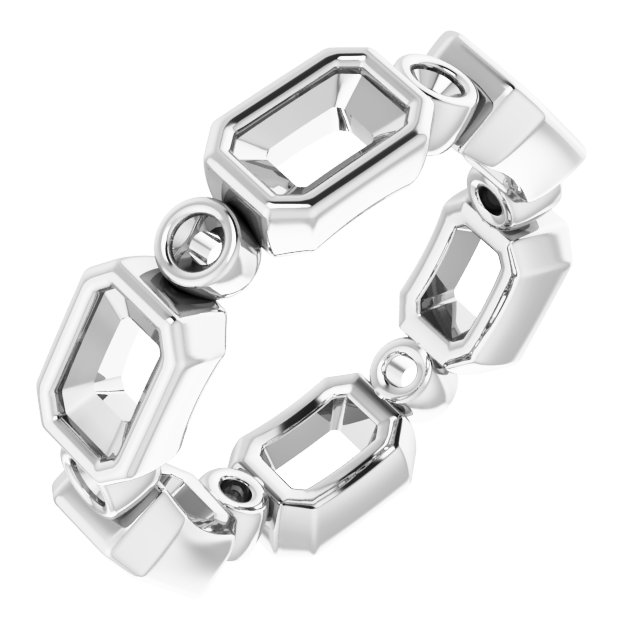 Bezel-Set Eternity Band
