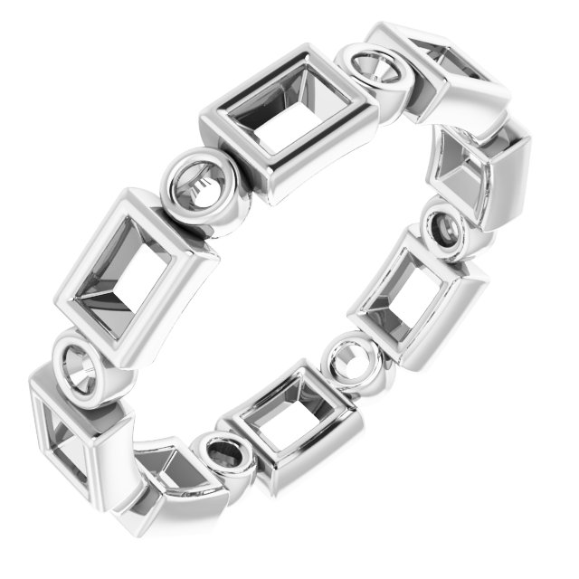 Bezel-Set Eternity Band