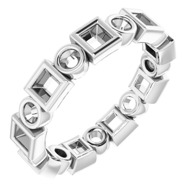 Bezel-Set Eternity Band