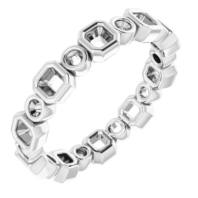 Bezel-Set Eternity Band