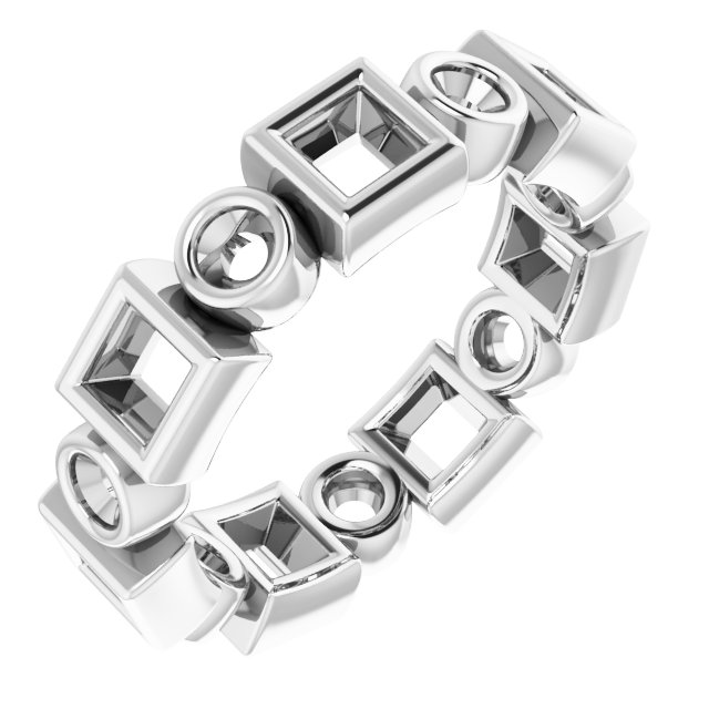 Bezel-Set Eternity Band