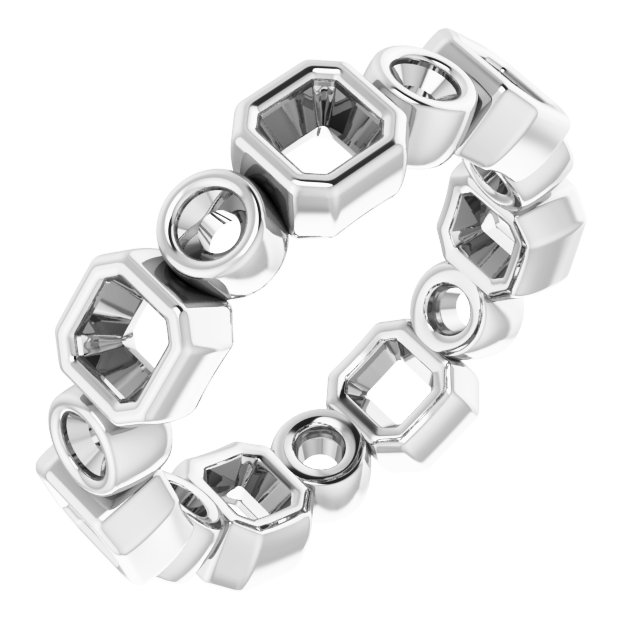 Bezel-Set Eternity Band