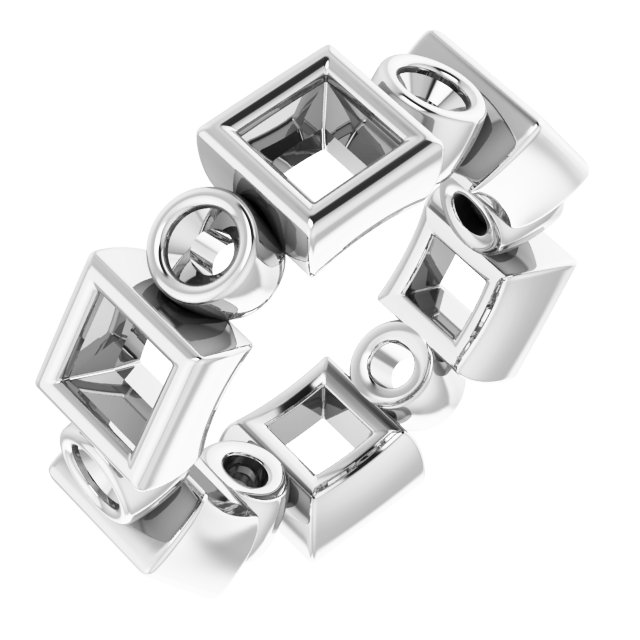 Bezel-Set Eternity Band